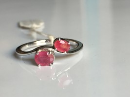 NATURAL lambada ruby ring in 925 sterling silver for women - £127.00 GBP