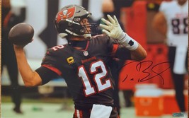 TOM BRADY Tampa Bay Buccaneers Rare Signed Autographed 14x11 Photo with COA - £160.75 GBP
