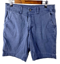 American Eagle Cargo Shorts 32 Blue Gray Cotton Stretch Mens Next Level Flex - £25.58 GBP