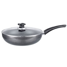 Brentwood Wok W/ Lid Aluminum Non-Stick 10 - £51.74 GBP