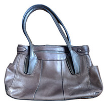 Y2K Leather Shoulder Bag Handbag Purse Hobo Brown Zipper Close St John&#39;s Bay - £18.30 GBP