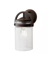 Hampton Bay Kinsley 1-Light Oil Rubbed Bronze Outdoor Wall Lantern Sconce - $8.47