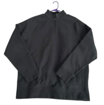 Tesla Quarter Zip Knit Sweater Mens Large Gray With Gray Logo Long Sleev... - $56.95