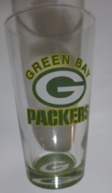 Green Bay Packers Pint Beer GLASS 16oz G on bottom of glass - $12.38