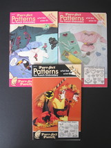 Three Purr-fect Patterns Books - Spooky Friends - Tropical Treasures - H... - $16.99