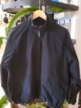 Daniel Cremieux Men&#39;s Bomber Jacket Size M Black Full Zip black Interior - £18.21 GBP