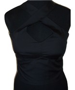 Mary Jane Black Retro Top-Halter/Criss Cross or UnCross-Rockabilly/Pin U... - $29.00