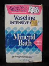 Vintage New Vaseline Intensive Care Mineral Bath 15 Oz Box 80S - £39.21 GBP