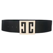 Mirror Cut Out Square Buckle Belt - $27.55