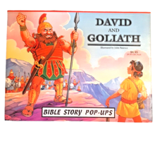 David and Goliath Bible Story Pop-Up Book Peter Haddock John Patience - £11.01 GBP