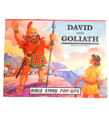 David and Goliath Bible Story Pop-Up Book Peter Haddock John Patience - £11.02 GBP