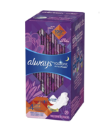Always Radiant Pads, Size 4, Overnight Absorbency, Scented, 20 Count - £13.54 GBP