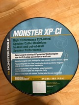 (NEW) Monster Cable XP-CI High Performance Speaker Cable Wire 100 Ft. CL... - $44.55
