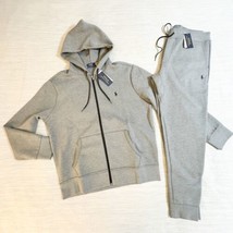 Polo Ralph Lauren Double Knit Tech Fleece Jogger Sweatsuit Grey Black Po... - £192.57 GBP