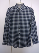 L.L. BEAN MEN&#39;S LS PLAID COTTON BUTTON SHIRT-S REG.-BARELY WORN-NICE - £8.84 GBP