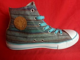 Converse Youth US 5 Denim Blue High Top Sneaker Shoe 648866F - £46.97 GBP