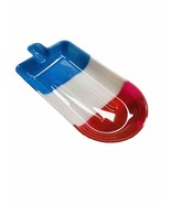 Plastic 4th Of July Popsicle Serving Bowl / Tray 11 Inches Long - $14.73