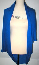 NWT Open Cardigan Jacket L Wrap New Alternative Apparel Blue Womens Line... - £114.48 GBP