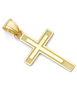 14k REAL Yellow OR White Gold Religious Latin Style Cross - £201.75 GBP