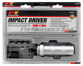 3/8&quot; Drive Impact Driver Screwdriver w/ 4 Bits Performance Tool By Wilmar W2500P - £40.68 GBP