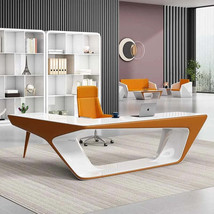 Boss L Shape Luxury Office Furniture Manager High Tech Modern Executive ... - £2,310.93 GBP