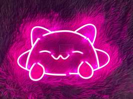Mini Lovely Cat  | LED Neon Sign - £104.23 GBP+