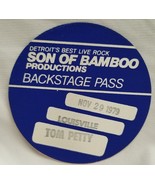 TOM PETTY - VINTAGE ORIGINAL 11 /29 / 79 CLOTH CONCERT BACKSTAGE PASS *L... - $20.00