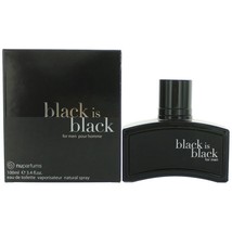 Black is Black by NuParfums, 3.4 oz Eau De Toilette Spray for Men - £27.23 GBP