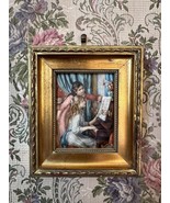 French Vintage Small Renoir Reproduction ‘Painting’ in Gilded Frame  - $1,678.48 MXN