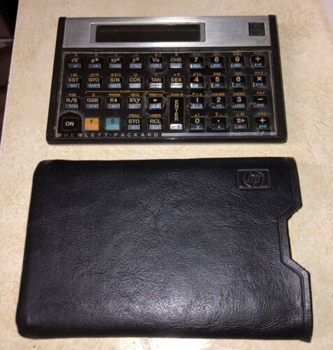 Primary image for Vintage Hewlett Packard HP 11C Scientific Calculator With Case