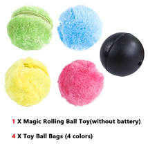 Cat Interactive Funny ChewMagic Roller Ball Activation Automatic Ball Dog  Plush - £10.65 GBP