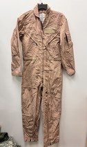 GENUINE US AIR FORCE TAN NOMEX FIRE RESISTANT FLIGHT SUIT CWU-27/P - 36R. - €47,74 EUR