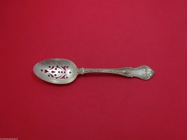 Dorothy Vernon by Whiting Sterling Silver Serving Spoon Pierced Original 8 1/8&quot; - £123.78 GBP