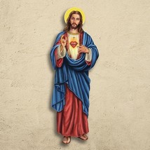 Sacred Heart Of Jesus  3&#39; Wall Plaque, New - £62.29 GBP