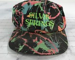 Vintage Silver Springs Florida Snapback Hat All Over Print Multicolor Di... - £14.53 GBP