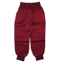 NWT Cinq a Sept Tous Les Jour Giles Joggers in Cranberry Satin Pull-on Pants XL - £94.84 GBP
