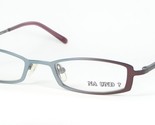 NA UND? Design MARION RAMM 29F4835GR Pierre Bleue / Prune Lunettes 46-19... - $52.46