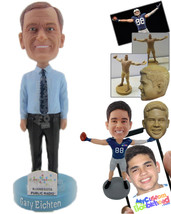 Personalized Bobblehead Corporate Man Wearing Formal Attire - Careers &amp; Professi - £66.49 GBP