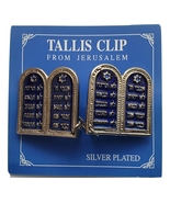 Breast plates silver plated commandments TALIT CLIPS tallis talis tallit... - £14.34 GBP