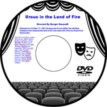 Ursus in the Land of Fire 1963 DVD Movie  Ed Fury Luciana Gilli Adriano Micanton - £3.94 GBP