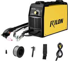 × Rilon MIG Welder 135E, Flux Core Welder Machine, 110V IGBT Inverter with Inner - £156.66 GBP