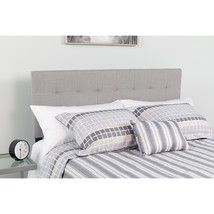 Twin Headboard-Gray Fabric HG-HB1704-T-LG-GG - $89.95