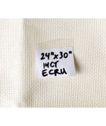 Ecru Aida 14 Count Cross Stitch Fabric 100% Cotton 24&quot; x 30&quot; - $442.14 MXN