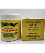 Footherapy Medicated Foot Balm 4 oz. and Imported Lava Stone New - $24.75