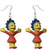LISA EARRINGS-The Simpsons Cartoon Character Fun Novelty Jewelry - €6,04 EUR