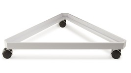 Only Garment Racks #1945W White Triangle Base Triangle Base for Grid wit... - $855.37 MXN