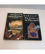 2 HP Lovecraft Books Lot Vintage Paperbacks Dream Quest of Unknown Kadat... - £15.57 GBP