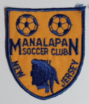 Manalapan NJ Soccer Club Clothing Embroidered Souvenir Trading Patch c19... - $6.99