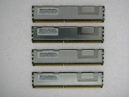 16GB Set of 4X4GB Dell 5300 Fbdimm Precision R5400-N T5400 T7400 Memory-... - £46.41 GBP