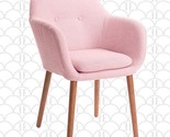 Elle Decor Roux Mid-Century Living Room Accent Armchair, Soft Sofa, Upho... - $319.99